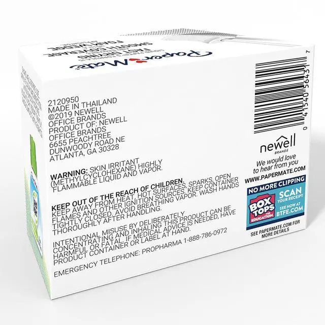 Alt view image 5 of 5 - Liquid Paper Correction Fluid, White, 22 ml, 3 Count - Fast Dry, Smooth Coverage