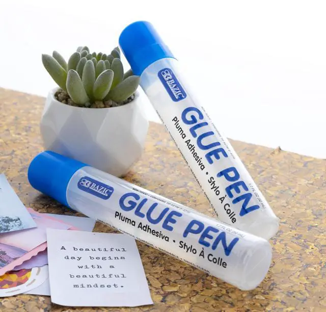 Alt view image 6 of 7 - Clear Glue Pen, 1.7 Fl Oz, Acid-Free, 2 Count, 2-Pack | Washable, clear liquid glue pens, 1.7 fl oz (50 mL) each, photo-safe, non-toxic, Dries clear, precision tip