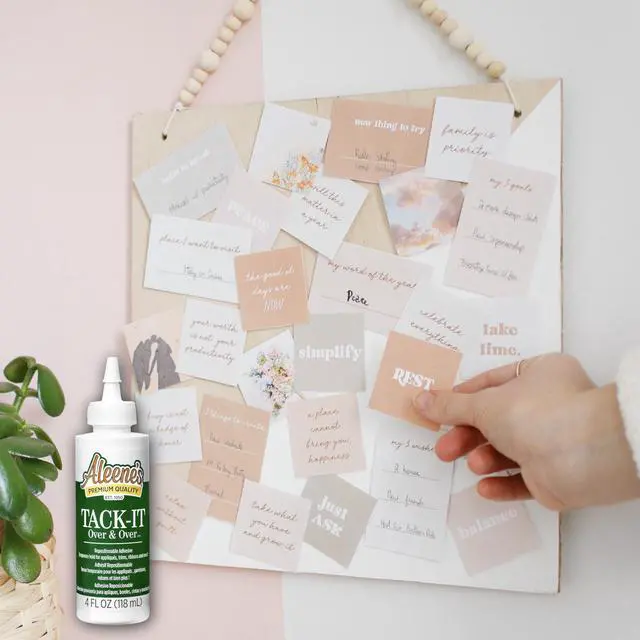 Alt view image 5 of 7 - Tack-It Over & Over Liquid Glue 4 fl oz, Repositionable and Removable Adhesive, Clear