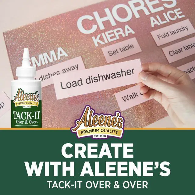 Alt view image 6 of 7 - Tack-It Over & Over Liquid Glue 4 fl oz, Repositionable and Removable Adhesive, Clear