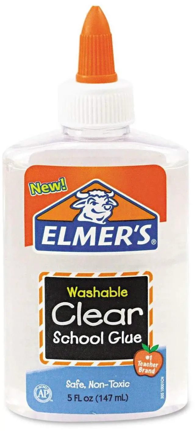 Main image of E305 School Glue Washble Clear, 5 oz, Clear
