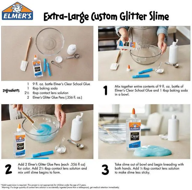 Alt view image 3 of 7 - E305 School Glue Washble Clear, 5 oz, Clear