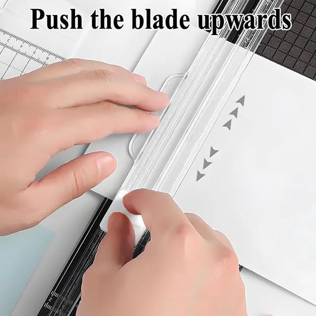 Alt view image 3 of 7 - Paper Cutter Slider,A5 Guillotine Paper Cutter with 3 Security Blader