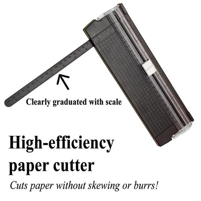 Alt view image 6 of 7 - Paper Cutter Slider,A5 Guillotine Paper Cutter with 3 Security Blader