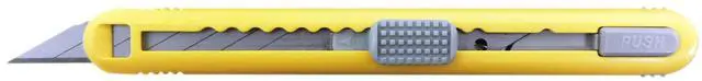 Main image of Multi-Blade Cartridge Knife, ABS Grip, 30-Degree Blades (A-553P) | Carton Tool Steel 9mm Blades, Yellow, 1 Cutter