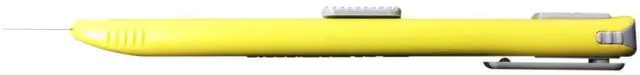 Alt view image 3 of 7 - Multi-Blade Cartridge Knife, ABS Grip, 30-Degree Blades (A-553P) | Carton Tool Steel 9mm Blades, Yellow, 1 Cutter