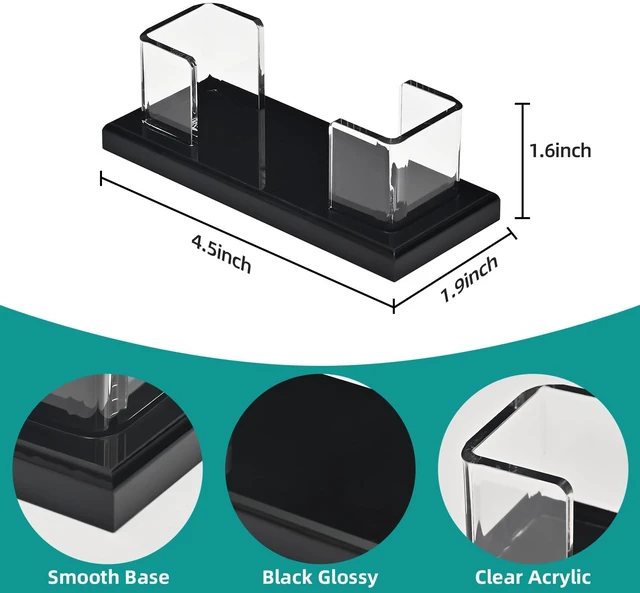 Alt view image 2 of 7 - Business Card Holder for DeskAcrylic Business Card Display Stand,Multiple Business Card Holders for Office, Exhibition, Home, Restaurant (slot 1)
