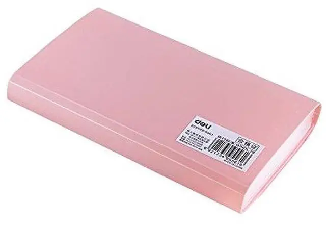 Alt view image 3 of 6 - Expanding File Folder, Subdivision Accordion File Folder Mini Organizer PP Wallet for Cards,Coupons,Receipt,Tax Item or Changes,7x4.5 Inches,12 Pockets with Tabs and Check Case(Pink)