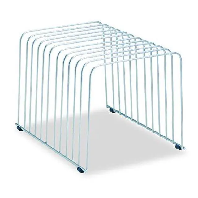 Alt view image 2 of 2 - Desktop Organizer, 11 Sections, 9" x 11.375" x 8", Wire, Silver (72012)