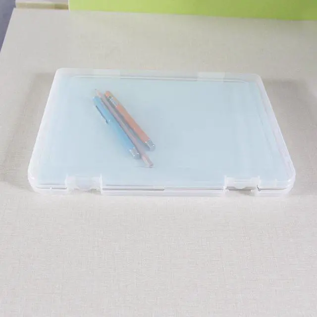 Alt view image 7 of 7 - A4 File Organizer Plastic Document Holder Magazine Protectors Paper Tray (1 pcs)