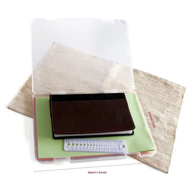Alt view image 4 of 7 - A4 File Organizer Plastic Document Holder Magazine Protectors Paper Tray (1 pcs)