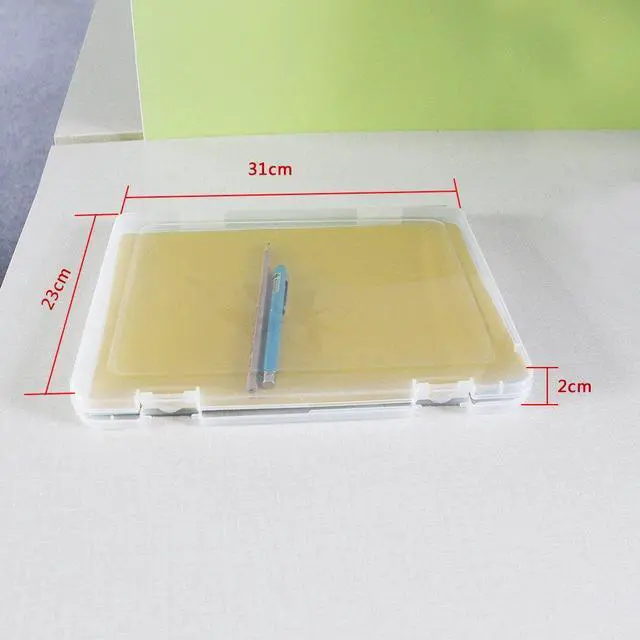 Alt view image 2 of 7 - A4 File Organizer Plastic Document Holder Magazine Protectors Paper Tray (1 pcs)