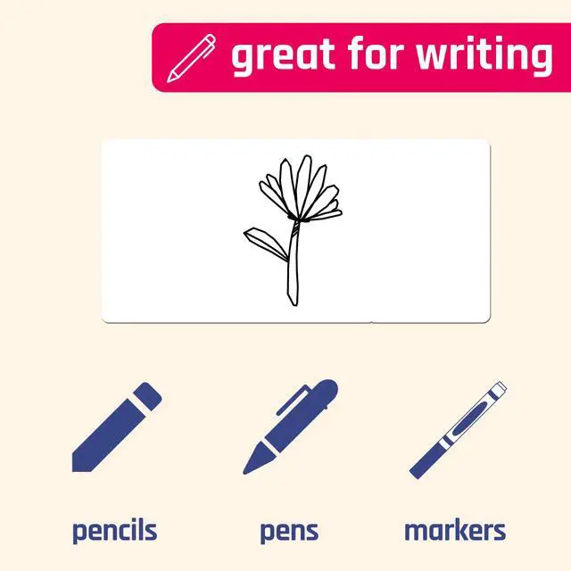 Alt view image 7 of 7 - 500 Pack, 1.5" x 0.5" - File Folder Labels Stickers, Matte White