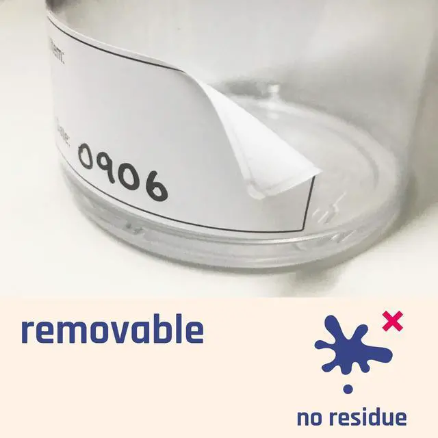 Alt view image 2 of 6 - 200 Pieces, 2" x 1", Removable Food Labels for Freezer Storage | Date Stickers to Write On