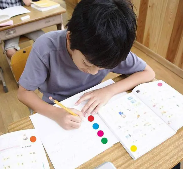Alt view image 4 of 7 - 1050 PCS Color Coding Labels Circle Dot Stickers,10 Color Style Colorful Coding Label Sticker for Office,Student Classroom