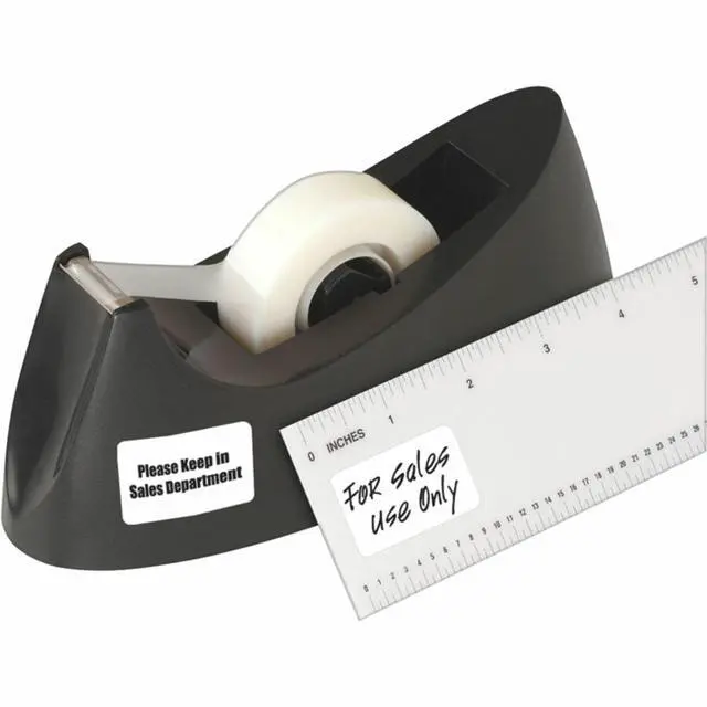 Alt view image 2 of 6 - Self-Adhesive Removable Labels, 1 x 1.5 Inches, White, 500 per Pack (05434)
