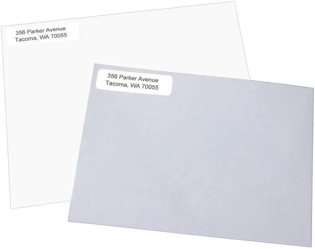 Alt view image 4 of 6 - Self-Adhesive Removable Labels, 0.5 x 1.75 Inches, 840 Per Pack, White Label Stickers (05422)