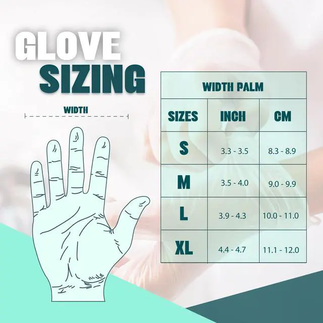 Alt view image 6 of 6 - Medical Clear Vinyl Gloves, (Box of 100) Powder Free & Latex Free, Disposable, Food Safe (Medium)