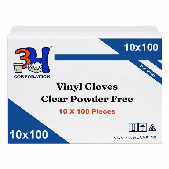 Alt view image 6 of 6 - Clear Vinyl Disposable Gloves - Medium (100 Count), Latex Free & Food Safe - Multipurpose Protective Gloves for Meal Prep, Cooking, Cleaning, and Hair Dye - Powder Free