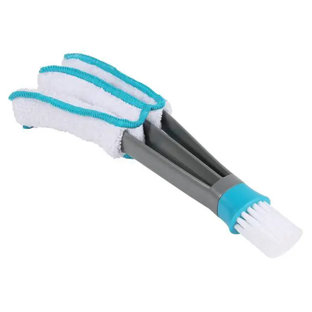 Alt view image 2 of 7 - Blind Duster, Window Cleaner Duster Brush with 5 Microfiber Sleeves | Cleaning Tools for Vertical Blinds Air Conditioner Dust Ceiling Fans Dust Collector