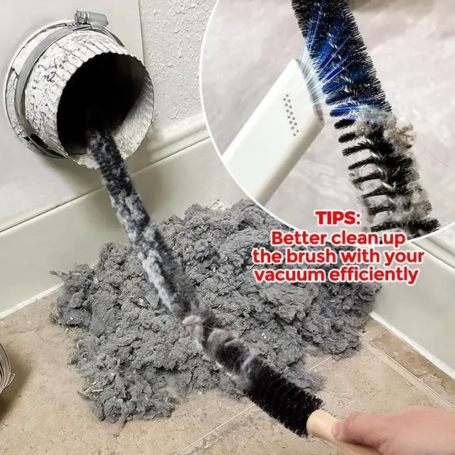 Alt view image 2 of 7 - Dryer Vent Cleaner Kit - 4 Pack Flexible lint Trap Cleaner Tools | Deep Cleaning Tool for Fridge, Washer, Stove Gaps & Tight Spots Crevice & Brush Set Boosts Efficiency, Reduces Fire Risk