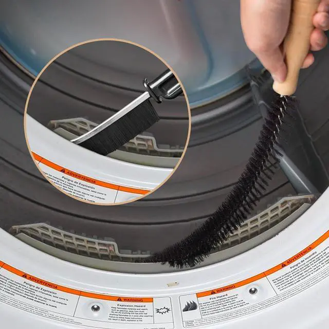 Alt view image 3 of 7 - Dryer Vent Cleaner Kit - 4 Pack Flexible lint Trap Cleaner Tools | Deep Cleaning Tool for Fridge, Washer, Stove Gaps & Tight Spots Crevice & Brush Set Boosts Efficiency, Reduces Fire Risk