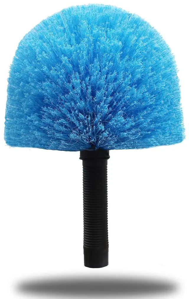 Main image of Cobweb Duster Head Brush-Twist-On Spider Web Brush for Outdoor & Indoor Web Cleaning // Fits Standard Acme Threaded Poles // Cobweb Duster Brush Head Only-Blue -1 Pack