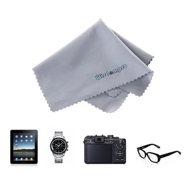 Alt view image 3 of 7 - 12-Pack 4.75x4.75 Microfiber Cleaning Cloth for Lens & Screen | Cleaner for iPad, Camera Lens, Eyeglass, Glass, Cell Phone, Tablet, Laptop, LCD TV & Computer Screen, Monitor, Device Surface
