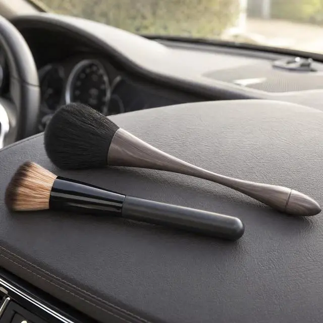 Alt view image 5 of 7 - 2 Pack Exquisite Dusting Brush Kit, Small Feather Duster Brushes, Car Detailing Brush, Soft Microfiber Brush for Models, Craf, Collectibles,Digital Devices, Car Interior, Musical Instruments, Artwork