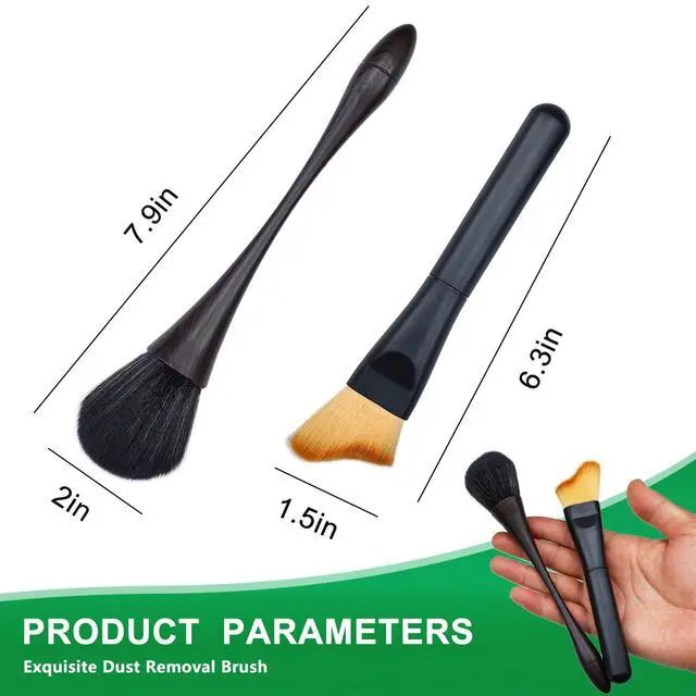 Alt view image 5 of 7 - 2 Pack Exquisite Dusting Brush Kit, Dust Brushes, Car Detailing Brush, Feather Duster Brush for Models, Craf, Collectibles,Computers, Digital Devices, Car Interior, Musical Instruments