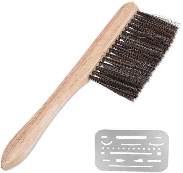 Main image of 2 Pack Drafting Brush, Mini Dusting Brushes for Students | Soft Bristles, Drafting Supplies and Architecture Cleaning Tool, Horse Hair Drafting Brush