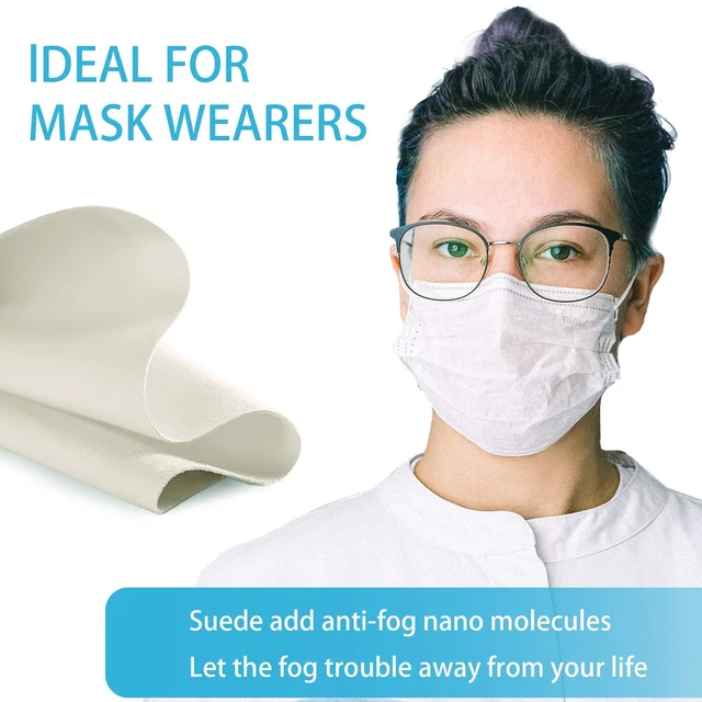 Alt view image 5 of 6 - Anti Fog Cloth for Eyeglasses, Microfiber Cleaning Cloth for Screen, Goggles and Ski Masks, Nano Technology, Reusable 700 Times, Safe on All Types of Lens Coating, Streak-Free (1 Pack)
