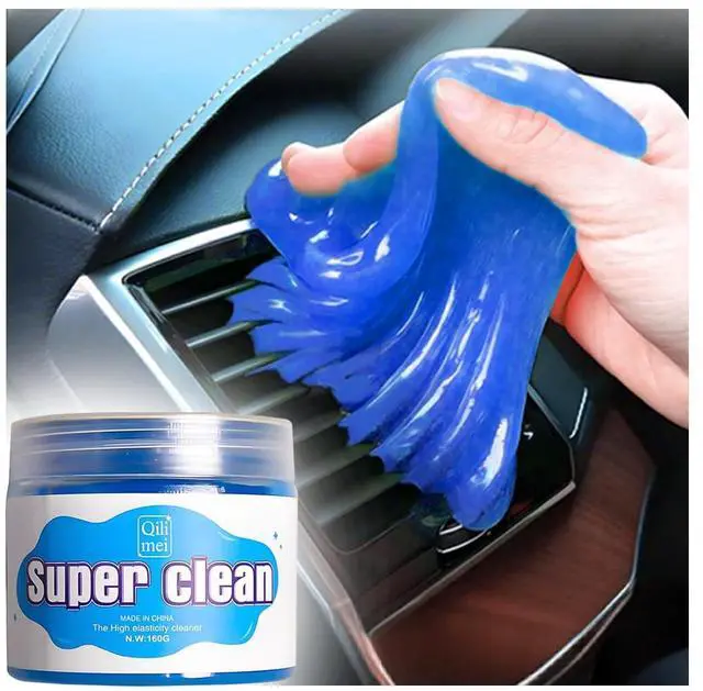 Main image of Car Cleaning Gel, Reusable Vehicle Air Vent Crevice Detailing Putty, Automotive Interior Detail Slime Cleaner Removal Tool Kit Accessories, Universal for SUV, Sedan, Truck (Blue)