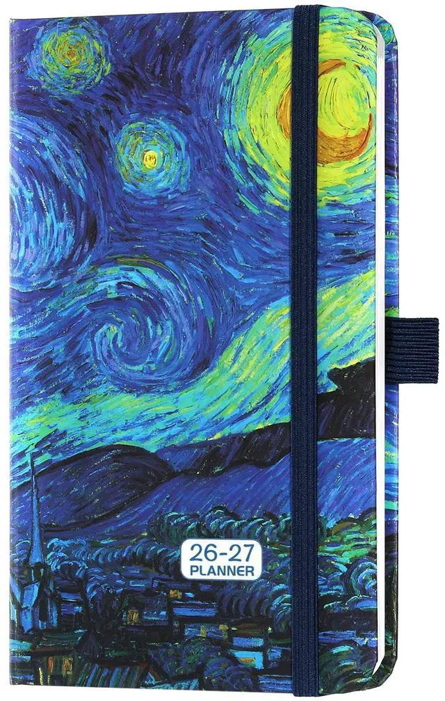 Main image of 2026-2027 Pocket Planner/Calendar - 2026-2027 Calendar Weekly and Monthly from July 2026 - June 2027 with Spreads, 3.8" x 6.3", Pen Holder, Inner Pocket, Elastic Closure