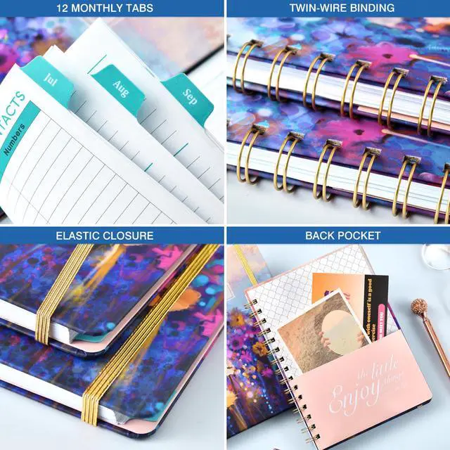 Alt view image 5 of 7 - 2026-2027 Planner - Planner Daily Weekly and Monthly 2026-2027 | July 2026 - June 2027, 6.3 × 8.4, 12 Monthly Tabs, Inner Pocket, Hardcover, Perfect for Organization