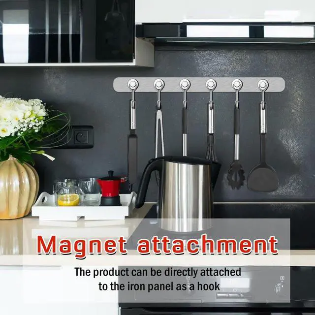 Alt view image 3 of 7 - Magnetic Hooks for Cruise Cabins, 6 Pack 30 LB+ Magnet Hooks | Silver Magnet Hooks Heavy Duty for Classroom, Grill, Locker, Travel, Ship, Cruise Essentials 2026