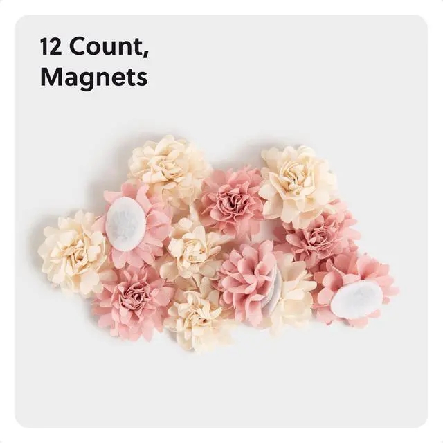 Alt view image 2 of 6 - Flower Magnets for Fridge, 12 Count, Cute Magnets for Locker