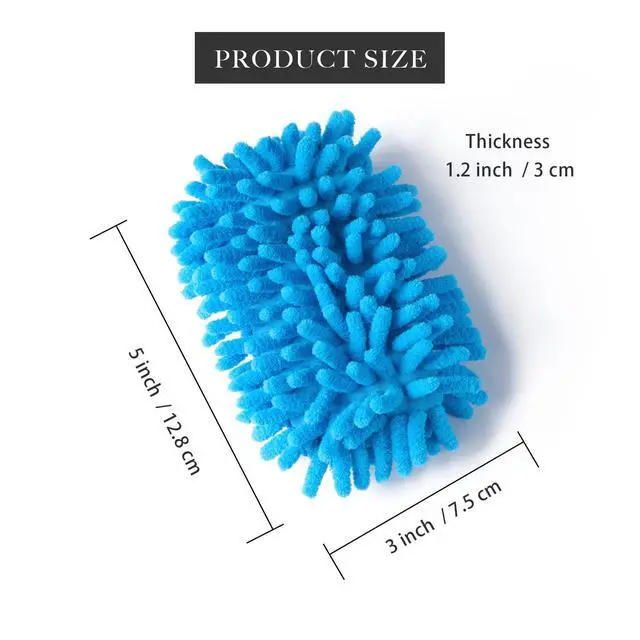 Alt view image 2 of 7 - 4 Pieces Dry Erase Eraser, Microfiber Whiteboard Eraser | Dry Eraser Board Eraser for Chalk, Classroom Teacher Supplies, Home and Office, Blue, Grey, Pink