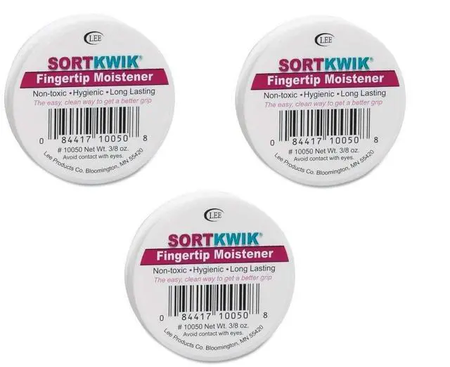 Main image of 10050 Sortkwik Fingertip Moisteners, 3/8 oz, Pink, Sold as 3 Pack