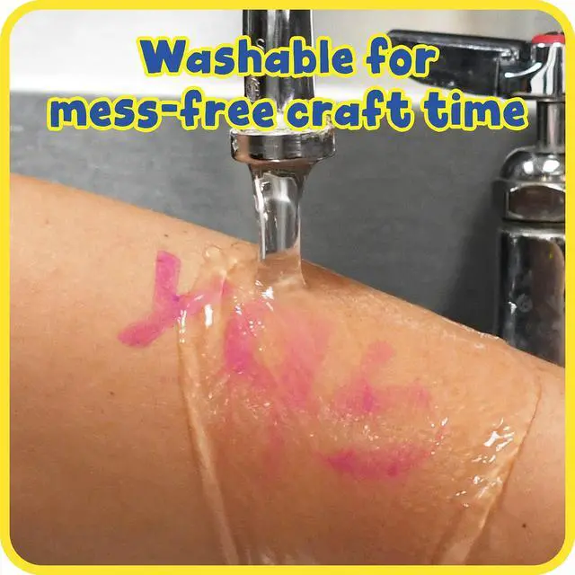 Alt view image 7 of 7 - Washable Stamp Pad for Kids, Pink | Non-Toxic Ink Pad for Stamps, Fade Resistant, Decorate Scrapbooks, Posters and Cards
