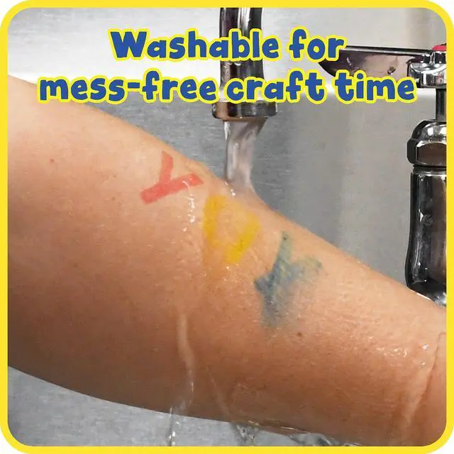 Alt view image 7 of 7 - Washable Stamp Pad for Kids, Red, Yellow and Blue | Fade Resistant, Non Toxic Ink Pad for Stamps, Decorate Scrapbooks, Posters and Cards