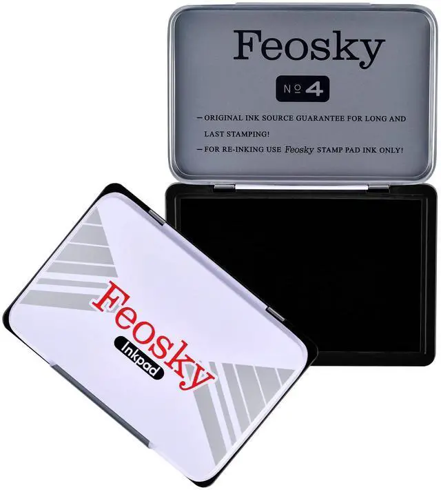 Main image of Ink Pads for Rubber Stamps Small Size 3-1/4" by 2-1/2" inches.(Black)