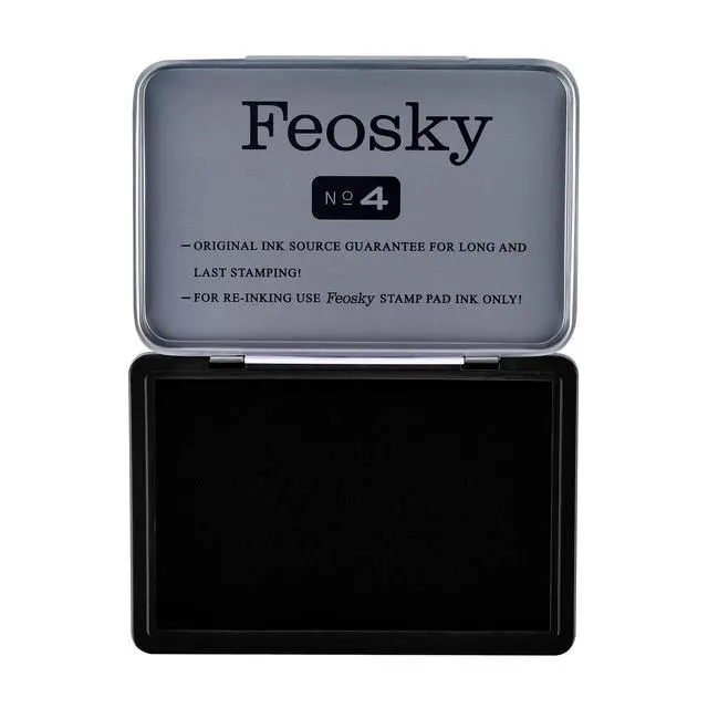 Alt view image 3 of 7 - Ink Pads for Rubber Stamps Small Size 3-1/4" by 2-1/2" inches.(Black)