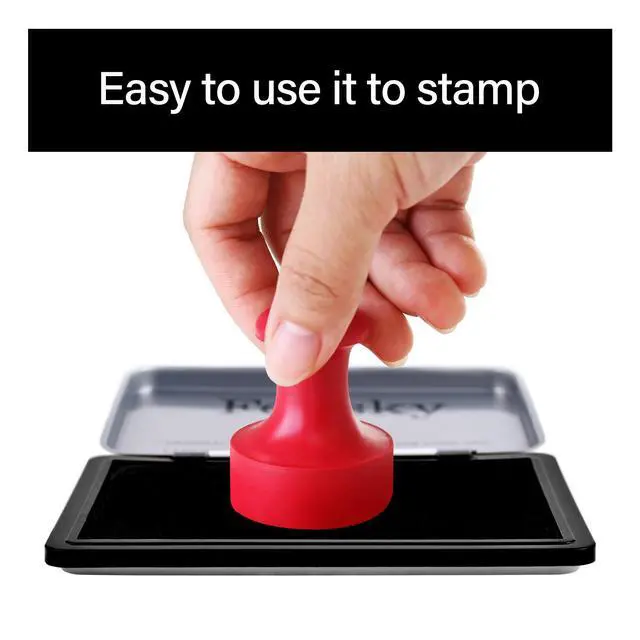 Alt view image 5 of 7 - Ink Pads for Rubber Stamps Small Size 3-1/4" by 2-1/2" inches.(Black)