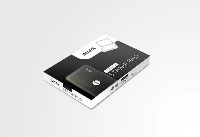 Alt view image 2 of 7 - Large Stamp Pad, Premium Quality Felt Pad, 3.45 x 6.20, Lightweight (Black)