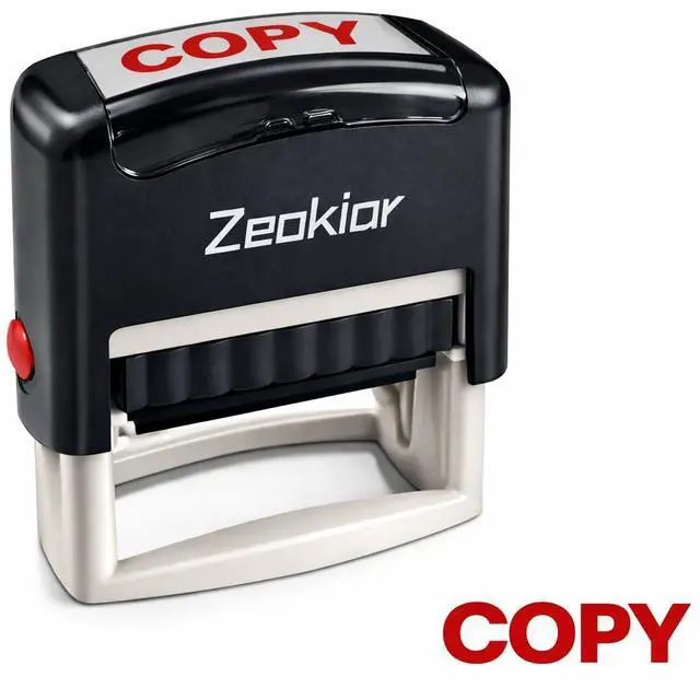 Main image of Copy Stamp Self Inking Rubber Stamp, Copy Stampers for Business, Office | Copy Stamp for Accounting, Bookkeeping, Coding, Legal, Notary, Work, Ordering, Inventory Stamps, Red Ink