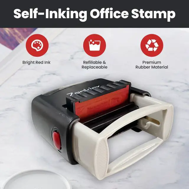 Alt view image 3 of 7 - Copy Stamp Self Inking Rubber Stamp, Copy Stampers for Business, Office | Copy Stamp for Accounting, Bookkeeping, Coding, Legal, Notary, Work, Ordering, Inventory Stamps, Red Ink