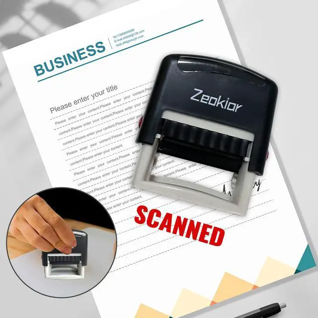 Alt view image 6 of 7 - Copy Stamp Self Inking Rubber Stamp, Copy Stampers for Business, Office | Copy Stamp for Accounting, Bookkeeping, Coding, Legal, Notary, Work, Ordering, Inventory Stamps, Red Ink
