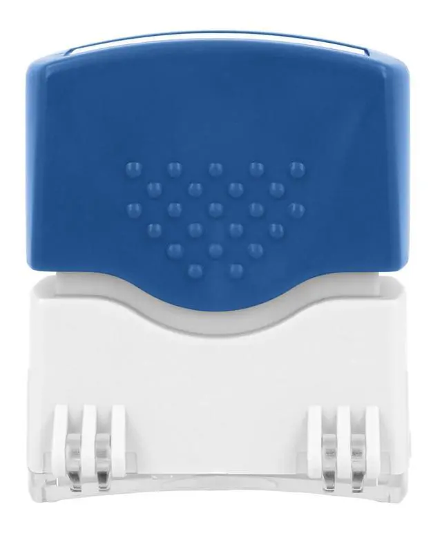 Alt view image 7 of 7 - Premium 2-Color Pre-Inked Office Stamp (Paid)