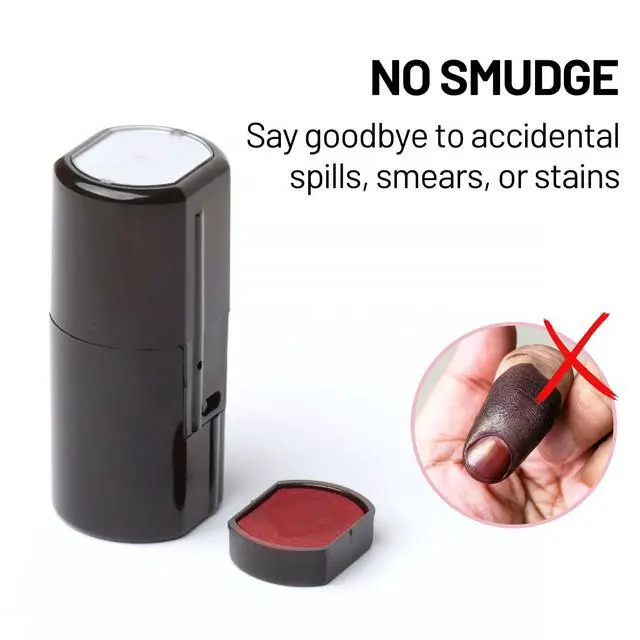 Alt view image 3 of 7 - Self-Inking Stamps for Teachers, Teacher Stamper for Classroom and School, Greeting Cards and Scrapbooks Emoji Stamp (Thumbs Up, Red)